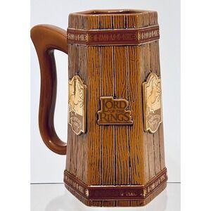 Lord of the Rings Prancing Pony Ceramic Beer Stein Half Moon Bay Hexagon Mug